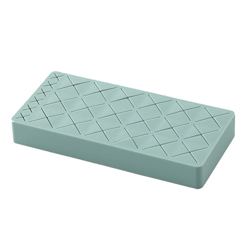 Silicone Lipstick Holder Organizer – Compact Makeup Rack for Vanity & Desk Storage