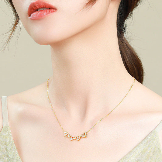 Magnetic Heart to Clover Pendant Necklace – Romantic Folding Design