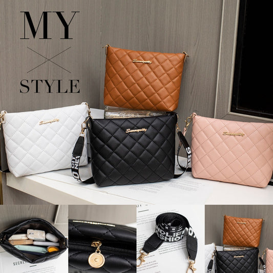 Trendy Embroidered Chain Messenger Bag for Women – Stylish Small Shoulder & Crossbody Purse